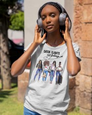 Catch Flights Not Feelings Classic T-Shirt apparel-ladies-t-shirt-lifestyle-front-83