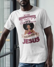 Never Underestimate Classic T-Shirt apparel-classic-tshirt-lifestyle-front-39