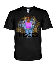 Pisces V-Neck T-Shirt tile