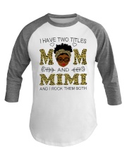 Mom And Mimi Baseball Tee tile