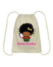 Hello Kinky Drawstring Bag tile