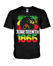 Juneteenth 1865 V-Neck T-Shirt tile