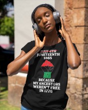 Juneteenth 1865 Classic T-Shirt apparel-ladies-t-shirt-lifestyle-front-84