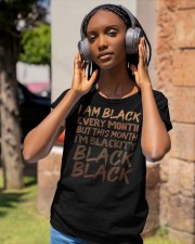 I Am Black Every Month Classic T-Shirt apparel-ladies-t-shirt-lifestyle-front-83