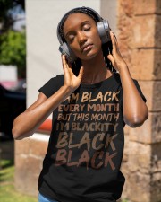 I Am Black Every Month Classic T-Shirt apparel-ladies-t-shirt-lifestyle-front-84