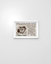 When I Say I Love You More I Love You Skull Personalize 17x11 Poster poster-landscape-17x11-lifestyle-02