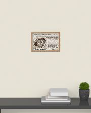 When I Say I Love You More I Love You Skull Personalize 17x11 Poster poster-landscape-17x11-lifestyle-08