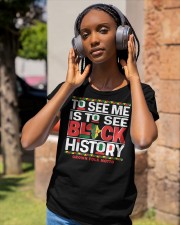 Black History Classic T-Shirt apparel-ladies-t-shirt-lifestyle-front-83