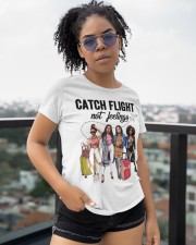 Catch Flights Not Feelings Classic T-Shirt apparel-classic-tshirt-lifestyle-front-250