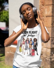 Catch Flights Not Feelings Classic T-Shirt apparel-ladies-t-shirt-lifestyle-front-84