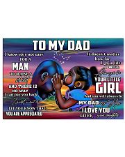 To My Dad 17x11 Poster front