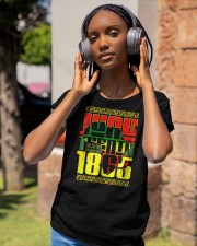 Juneteenth 1865 Classic T-Shirt apparel-ladies-t-shirt-lifestyle-front-83