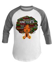 Juneteenth Baseball Tee tile