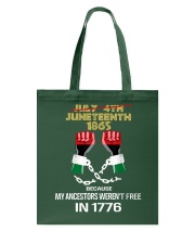 Juneteenth 1865 Tote Bag tile
