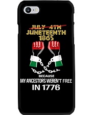 Juneteenth 1865 Phone Case tile