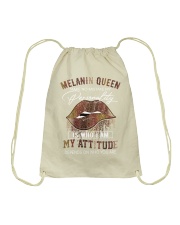 Melanin Queen 2 Drawstring Bag tile
