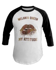 Melanin Queen 2 Baseball Tee tile