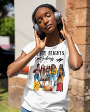 Catch Flights Not Feelings Classic T-Shirt apparel-ladies-t-shirt-lifestyle-front-84