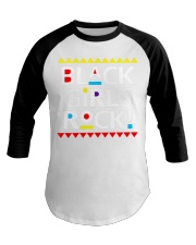 Black Girls Rock Baseball Tee tile