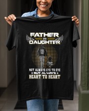 Father And Daughter Black Pride Classic T-Shirt apparel-classic-tshirt-lifestyle-front-129