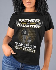 Father And Daughter Black Pride Classic T-Shirt custom-t-shirts-classic-lifestyle-front-421