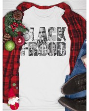 Black And Proud Classic T-Shirt custom-t-shirts-classic-lifestyle-front-353
