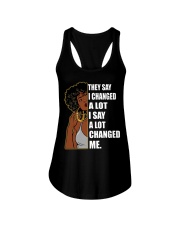 I Changed A Lot Ladies Flowy Tank tile