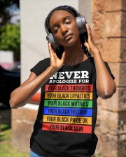 Never Apologize For Classic T-Shirt apparel-ladies-t-shirt-lifestyle-front-84