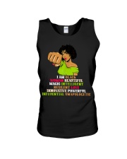 I Am Black Woman Unisex Tank tile