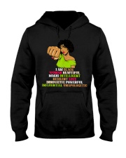 I Am Black Woman Hooded Sweatshirt tile