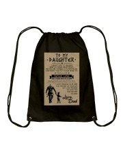 To My Daughter Drawstring Bag tile