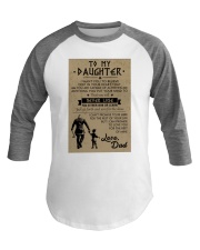 To My Daughter Baseball Tee tile