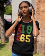 Juneteenth 1865 3 Classic T-Shirt apparel-ladies-t-shirt-lifestyle-front-83