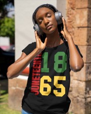 Juneteenth 1865 3 Classic T-Shirt apparel-ladies-t-shirt-lifestyle-front-84