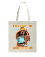 I May Not Be Perfect Tote Bag tile