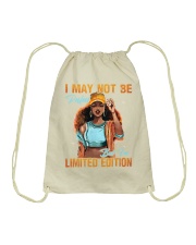 I May Not Be Perfect Drawstring Bag tile