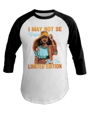 I May Not Be Perfect Baseball Tee tile
