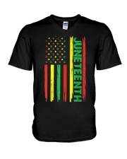 Juneteenth 3 V-Neck T-Shirt tile