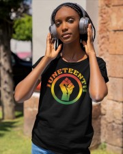 Juneteeth Classic T-Shirt apparel-ladies-t-shirt-lifestyle-front-83