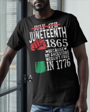 Juneteenth 1865 4 Classic T-Shirt apparel-classic-tshirt-lifestyle-front-39
