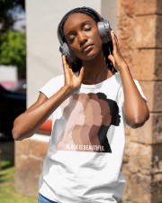 Black Is Beautiful Classic T-Shirt apparel-ladies-t-shirt-lifestyle-front-84