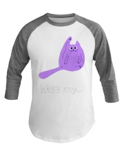 Kiss Me Cat Baseball Tee tile