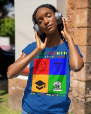 June 19th 1865 Change The System Classic T-Shirt apparel-ladies-t-shirt-lifestyle-front-84