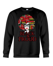 Black And Proud Crewneck Sweatshirt tile