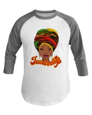 Juneteenth Baseball Tee tile