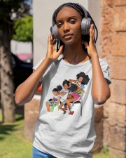 Black Woman Classic T-Shirt apparel-ladies-t-shirt-lifestyle-front-83