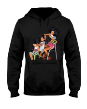 Black Woman Hooded Sweatshirt tile