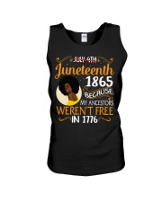 Juneteenth 1865 Unisex Tank tile