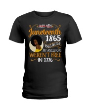 Juneteenth 1865 Ladies T-Shirt tile