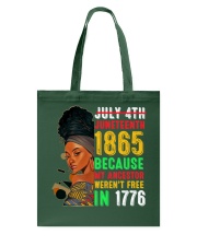 Juneteenth 1865 Tote Bag tile